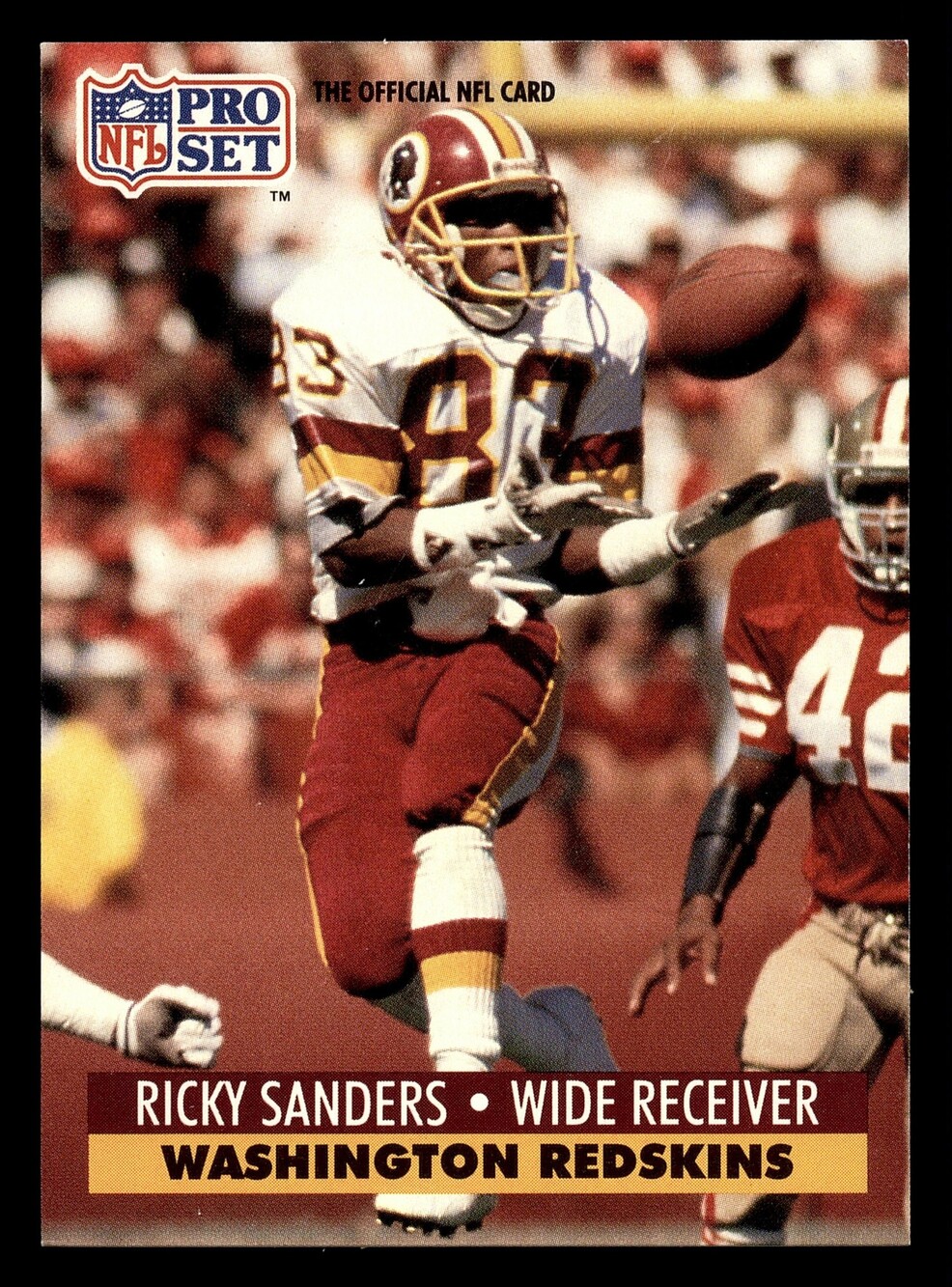 1991 Pro Set #684 Ricky Sanders Football Card